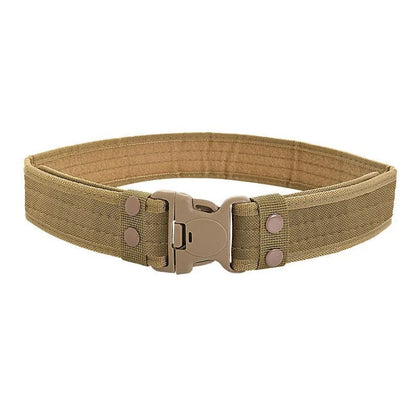 Nouvelle Ceinture Tactique pour Hommes à Libération Rapide – Large Ceinture en Nylon Camouflage pour l’Alpinisme, la Randonnée, le Travail et la Pêche