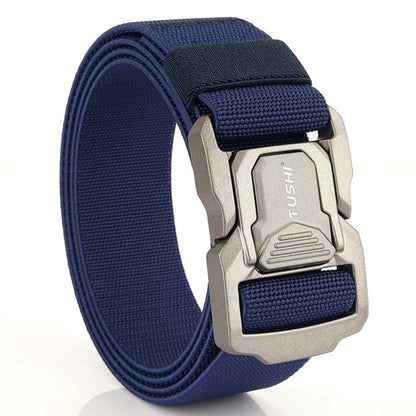 Ceinture tactique militaire de marque spécialement conçue pour l’armée, ceinture réglable avec boucle métallique