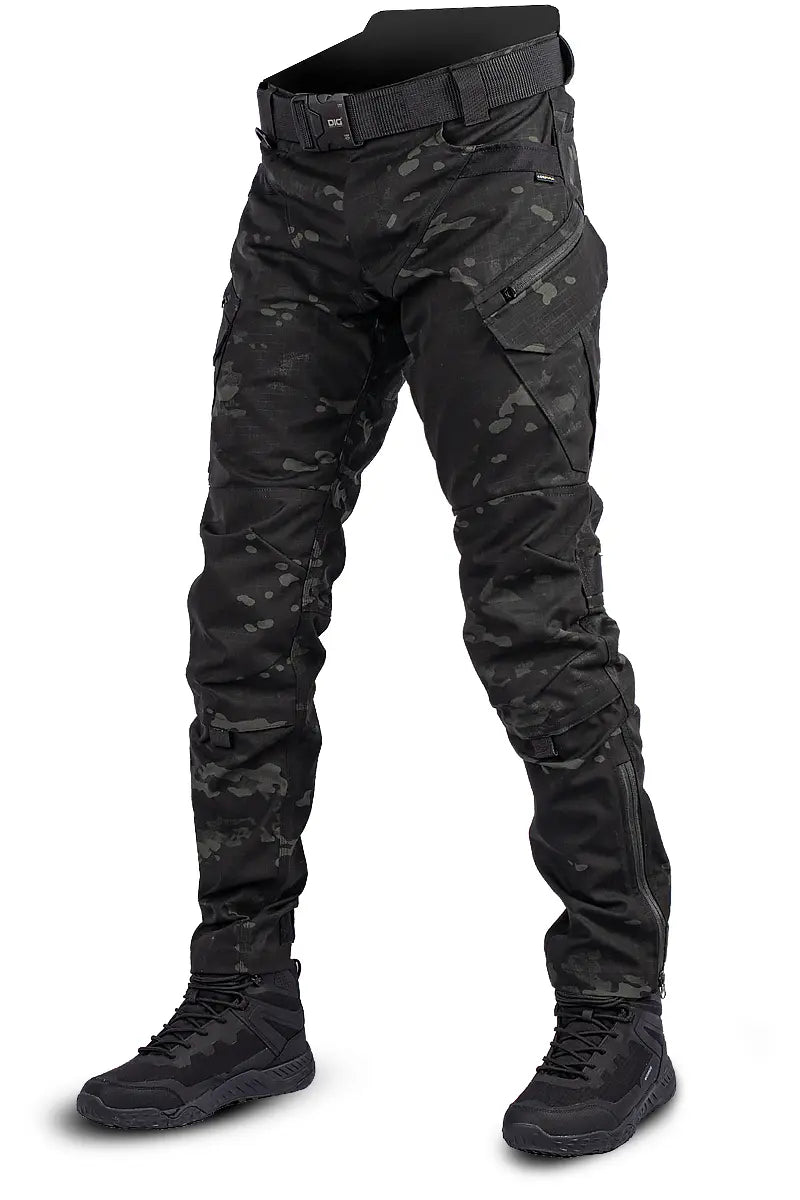 pantalon tactique Kinetic Multicam – Noir