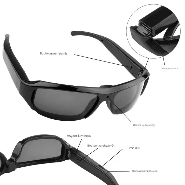 Kamera-Sonnenbrille – 1 kaufen, 2 erhalten