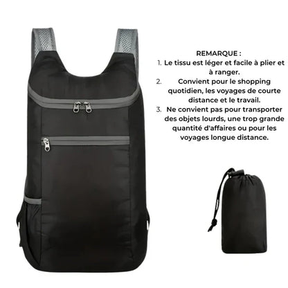 Sac à dos pliable ultra léger 15L – FoldLite – Havresacs
