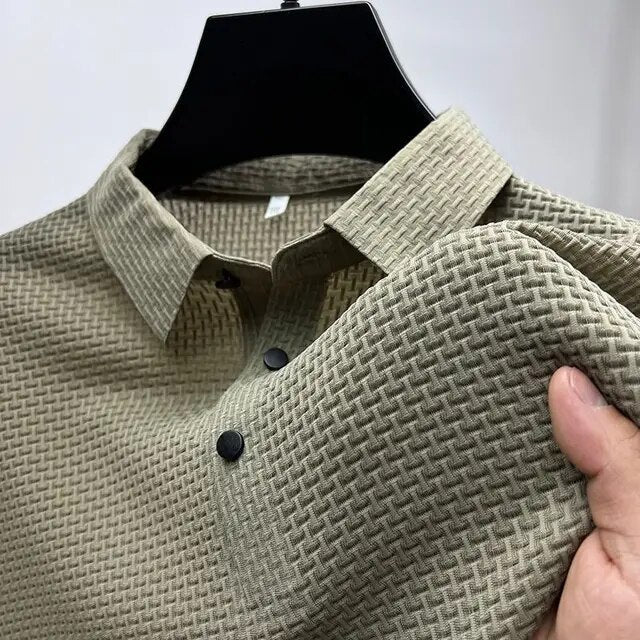 High-Quality Textured Slim Fit Polo