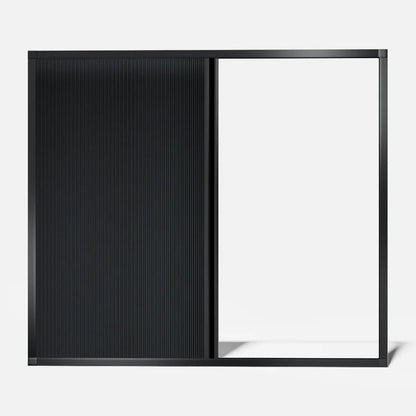 Panneau occultant avec cadre dissimulé