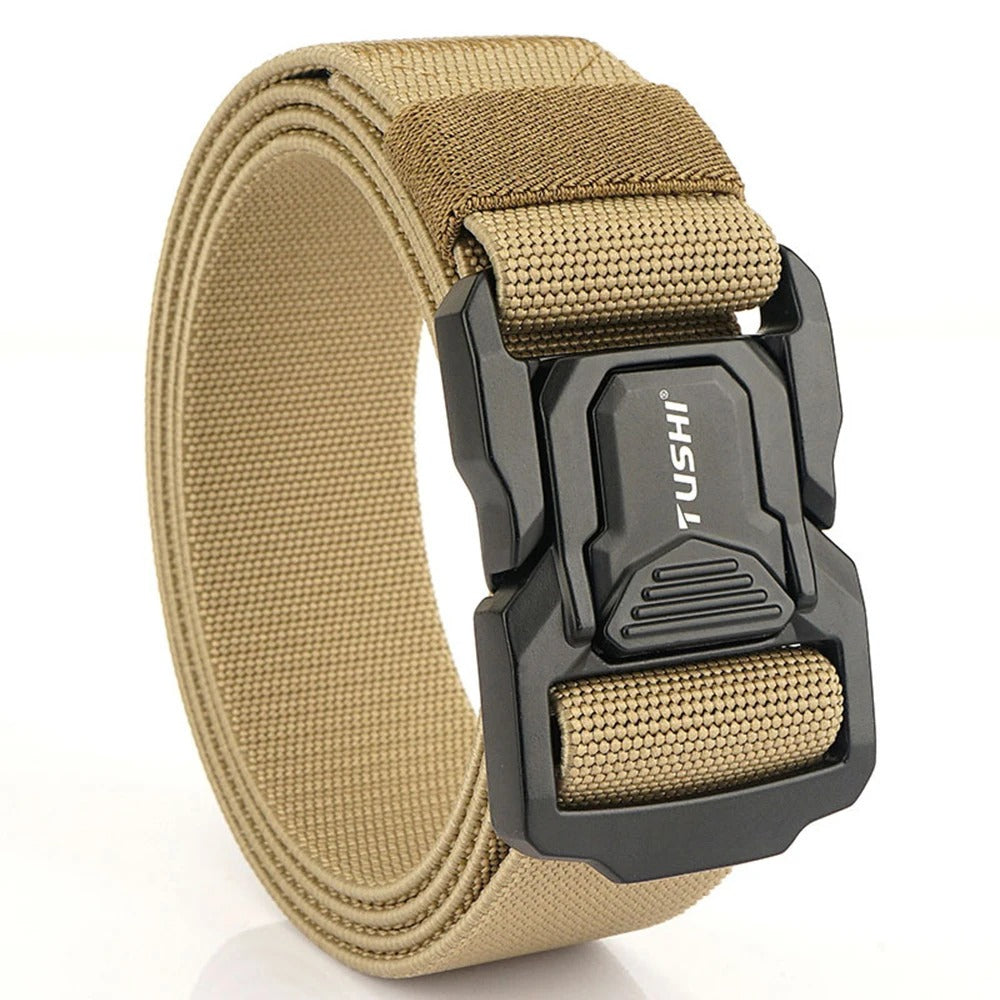 Ceinture tactique militaire de marque spécialement conçue pour l’armée, ceinture réglable avec boucle métallique
