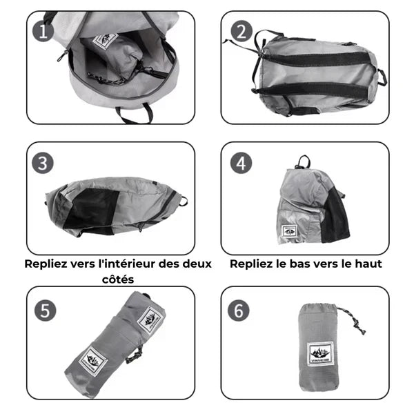 Sac à dos pliable ultraléger 20L – Ultra-Light – Havresacs