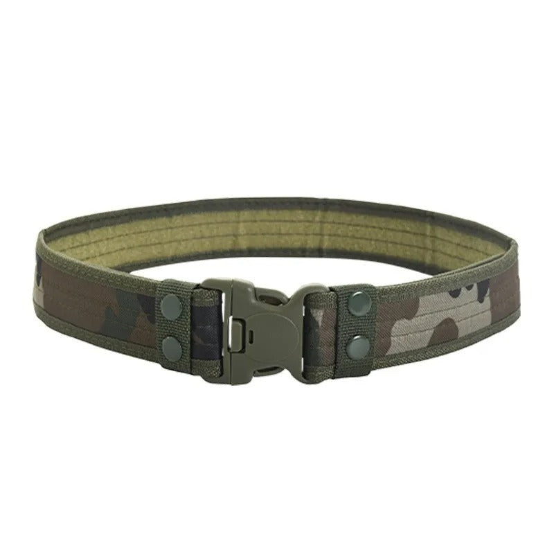 Nouvelle Ceinture Tactique pour Hommes à Libération Rapide – Large Ceinture en Nylon Camouflage pour l’Alpinisme, la Randonnée, le Travail et la Pêche