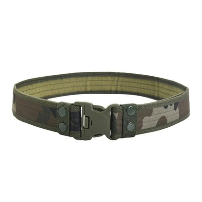 Nouvelle Ceinture Tactique pour Hommes à Libération Rapide – Large Ceinture en Nylon Camouflage pour l’Alpinisme, la Randonnée, le Travail et la Pêche