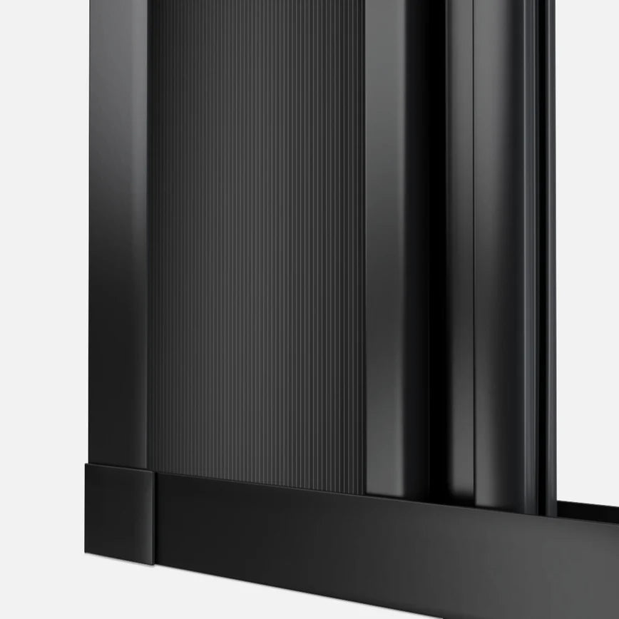 Panneau occultant avec cadre dissimulé