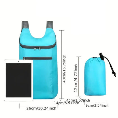 Sac à dos pliable ultra léger 15L – FoldLite – Havresacs