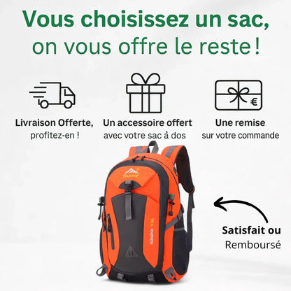 Sac à dos randonnée 40L ultra léger – TrailMaster – Havresacs