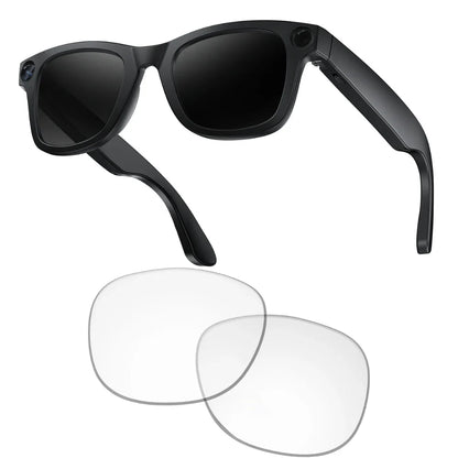 Lunettes connectées, Caméra Intégrée, ChatGPT – SmartView Pro IA