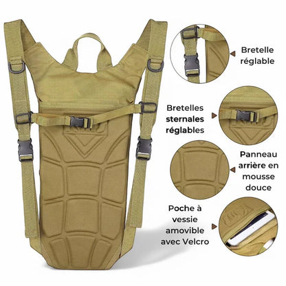 Sac à dos d'hydratation sport 3L – AquaPack – Havresacs