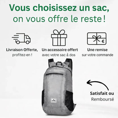 Sac à dos pliable ultraléger 20L – Ultra-Light – Havresacs
