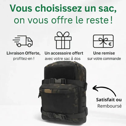 Sac à dos militaire 10L ultra léger – TacPak – Havresacs