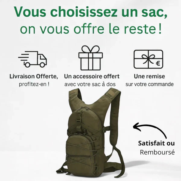 Sac de sport ultra léger compact 12L – Sportsigation – Havresacs