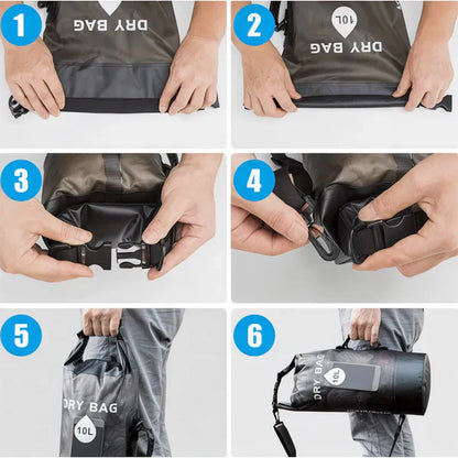 Sac à dos étanche 10-20L – AquaSafe – Havresacs