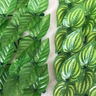 Panneau mural de feuillage artificiel pour jardin vertical