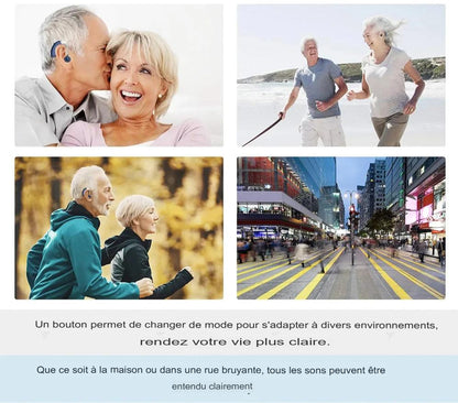 🎧 Appareil Auditif Numérique Rechargeable ClarityPro™ – Lancement Exclusif (Lot de 2 unités)