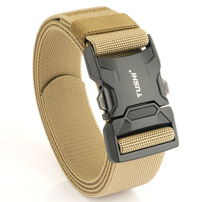 Ceinture tactique militaire de marque spécialement conçue pour l’armée, ceinture réglable avec boucle métallique