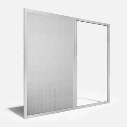 Panneau occultant avec cadre dissimulé