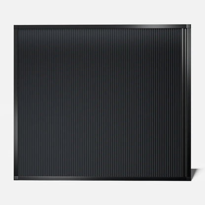 Panneau occultant avec cadre dissimulé