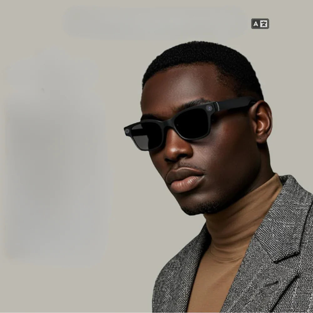 Lunettes connectées, Caméra Intégrée, ChatGPT – SmartView Pro IA